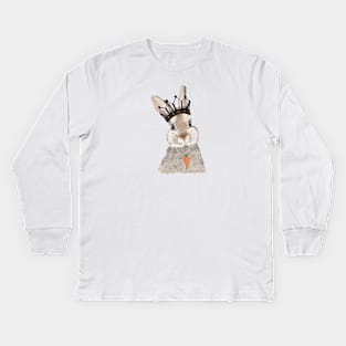 The King of carrot Kids Long Sleeve T-Shirt